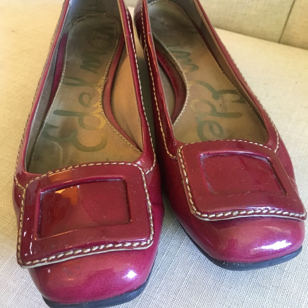 Sam Edelman red loafer flats